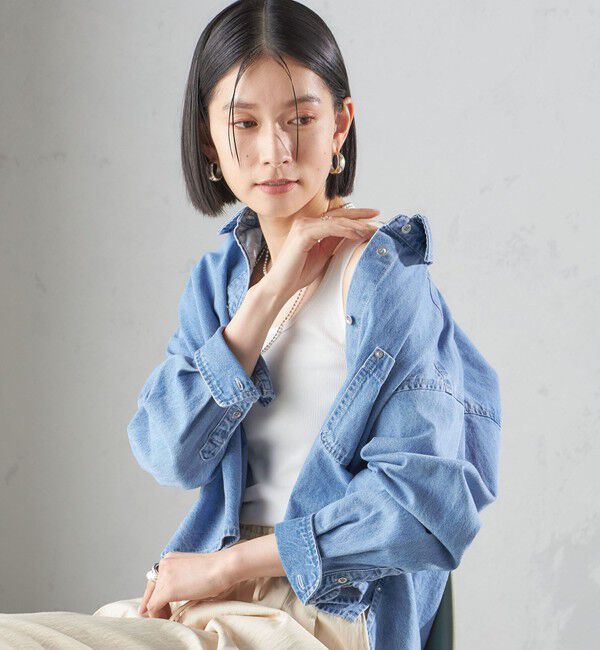 SHIPS for women「オーガニック コットン 2WAY リブ タンクトップ」|タンクトップ|