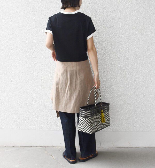 SHIPS for women「FRED PERRY:G9163 CROPPED RINGER TEE」|Tシャツ・カットソー|
