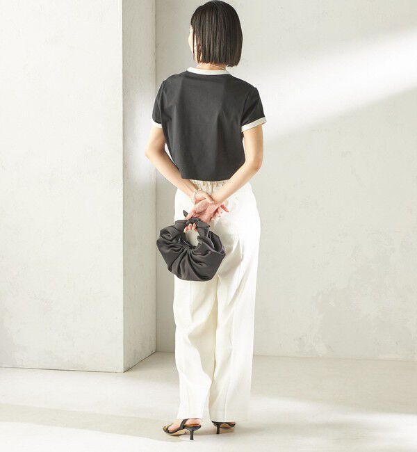 SHIPS for women「FRED PERRY:G9163 CROPPED RINGER TEE」|Tシャツ・カットソー|