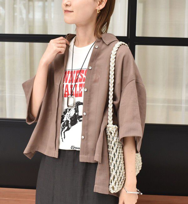 SHIPS for women「【SHIPS別注】TENNESSEE:フレンチ スリーブ プルオーバー」|タンクトップ|