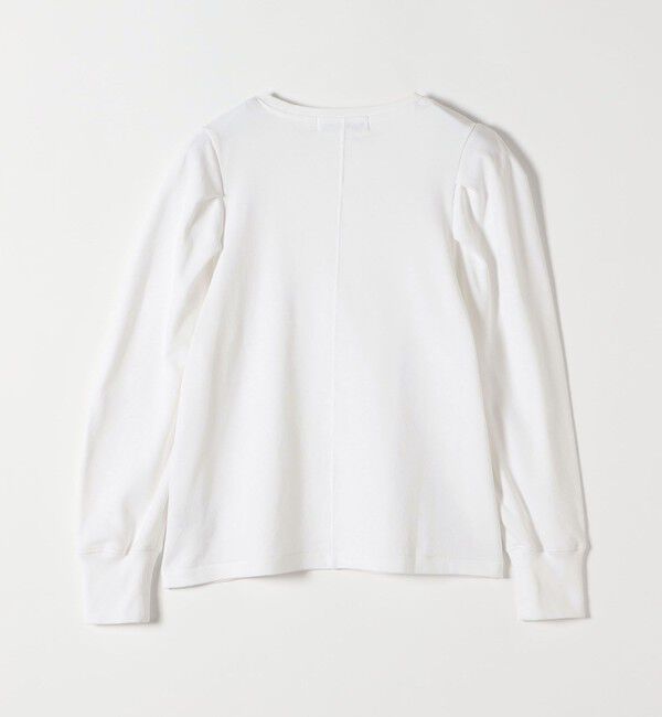 quaranciel「quaranciel:〈洗濯機可能〉パワーショルダー クルーネック プルオーバー」|Tシャツ・カットソー|