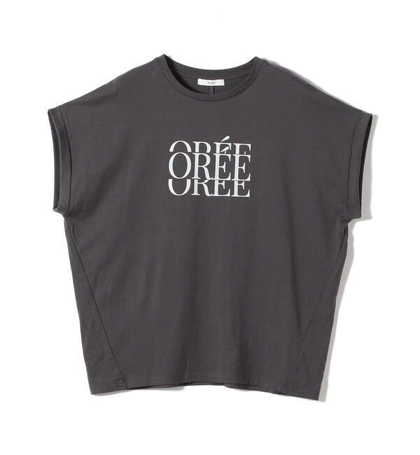 SHIPS for women「メルティ コットン プリント ロゴ ショート スリーブ Tシャツ」|Tシャツ・カットソー|