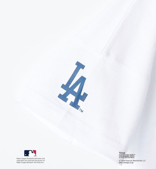 SHIPS KIDS「SHIPS KIDS:130～170cm / PEANUTS&times;MLB プリント Tシャツ」|Tシャツ・カットソー|