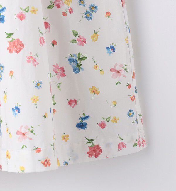 SHIPS KIDS「SHIPS KIDS:100～130cm / ノースリーブ フラワー プリント ワンピース」|ワンピース|