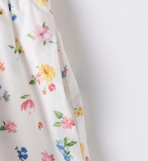 SHIPS KIDS「SHIPS KIDS:100～130cm / ノースリーブ フラワー プリント ワンピース」|ワンピース|