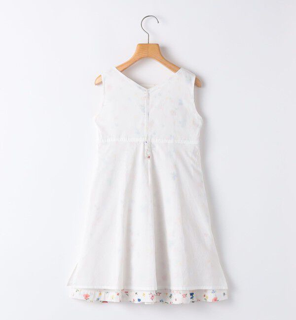 SHIPS KIDS「SHIPS KIDS:100～130cm / ノースリーブ フラワー プリント ワンピース」|ワンピース|
