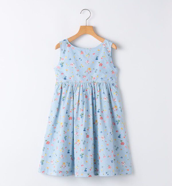 SHIPS KIDS「SHIPS KIDS:100～130cm / ノースリーブ フラワー プリント ワンピース」|ワンピース|