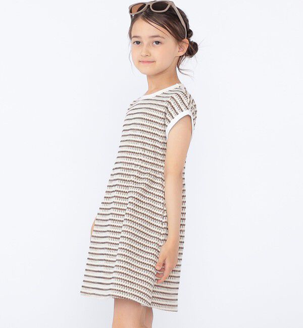 SHIPS KIDS「SHIPS KIDS:100cm～130cm / ジャカード ワンピース」|ワンピース|