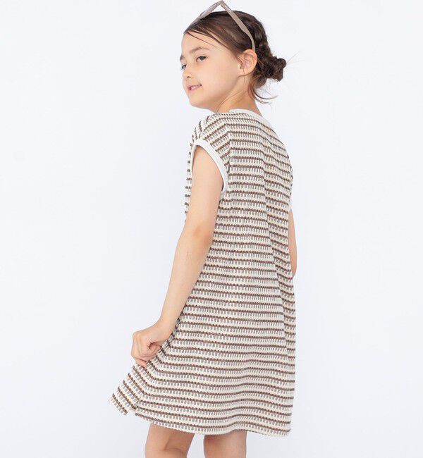SHIPS KIDS「SHIPS KIDS:100cm～130cm / ジャカード ワンピース」|ワンピース|