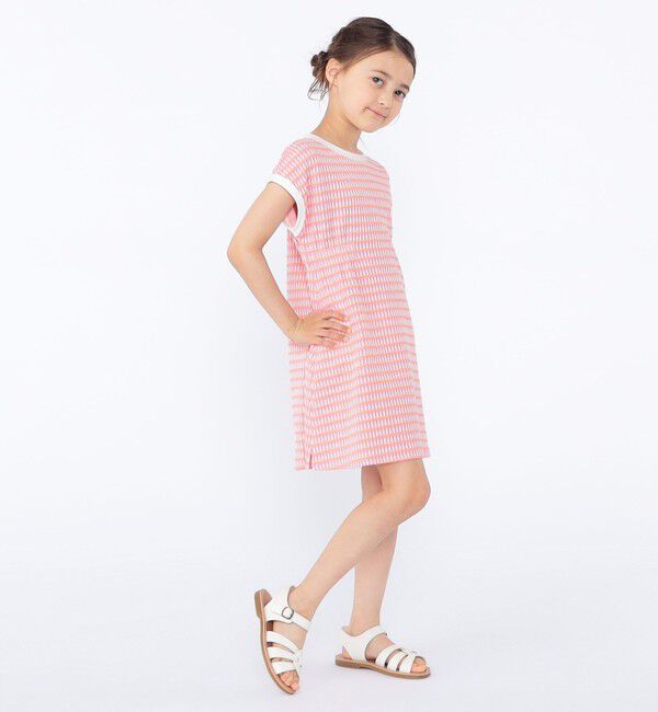 SHIPS KIDS「SHIPS KIDS:100cm～130cm / ジャカード ワンピース」|ワンピース|