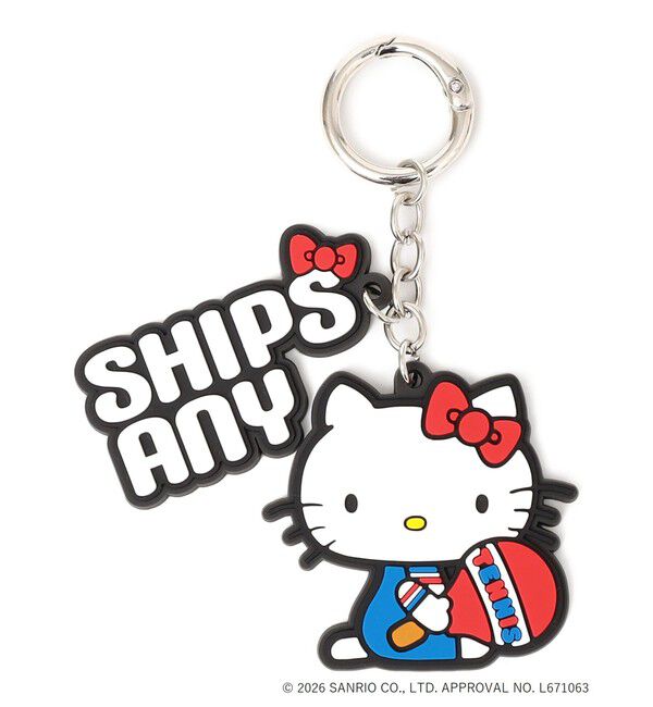 SHIPS any「Hello Kitty &times; SHIPS any: ハローキティ ラバー キー チャーム」|チャーム・キーホルダー|