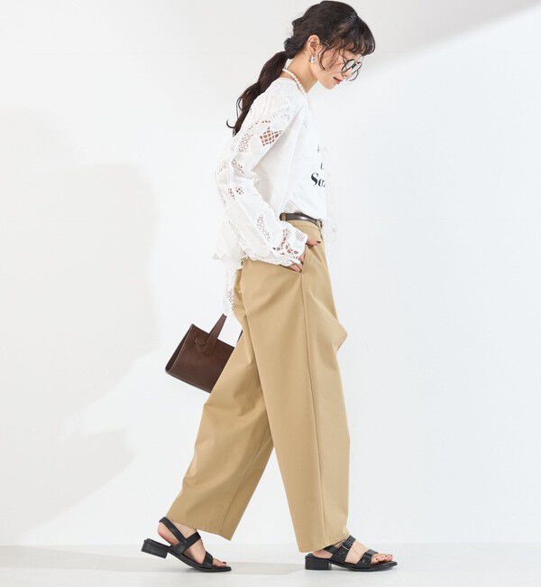 SHIPS Colors 「SHIPS Colors:〈手洗い可能〉スカラップ レース ノーカラー ジャケット」|その他|
