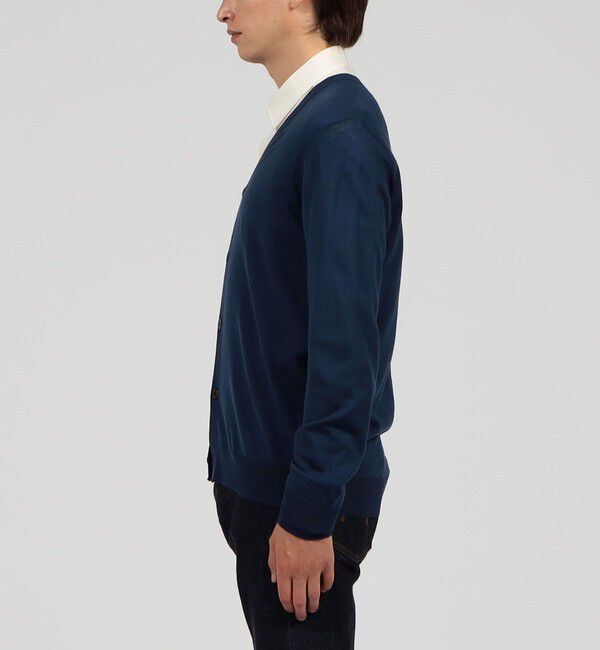 TOMORROWLAND MENS「TOMORROWLAND tricot スーパーファインメリノウール Vネックカーディガン」|カーディガン|