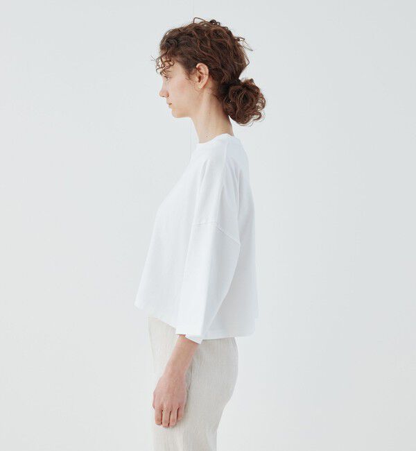 GALERIE VIE「コンパクトジャージー ワイドプルオーバー」|Tシャツ・カットソー|