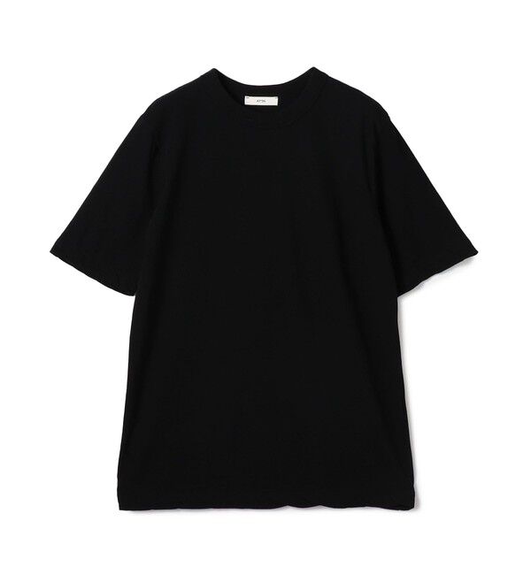 TOMORROWLAND BUYING WEAR「ATON STANDARD ハーフスリーブプルオーバー」|Tシャツ・カットソー|19 ブラック