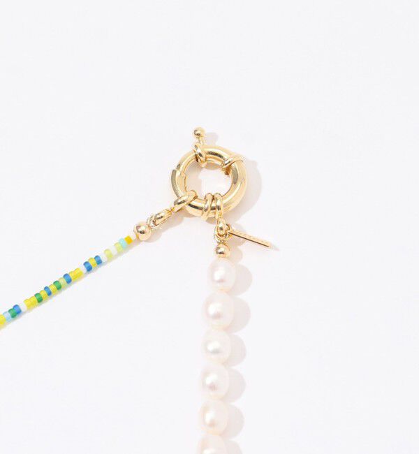 TOMORROWLAND GOODS「【別注】eliou パール&times;ビーズ ネックレス」|ネックレス|