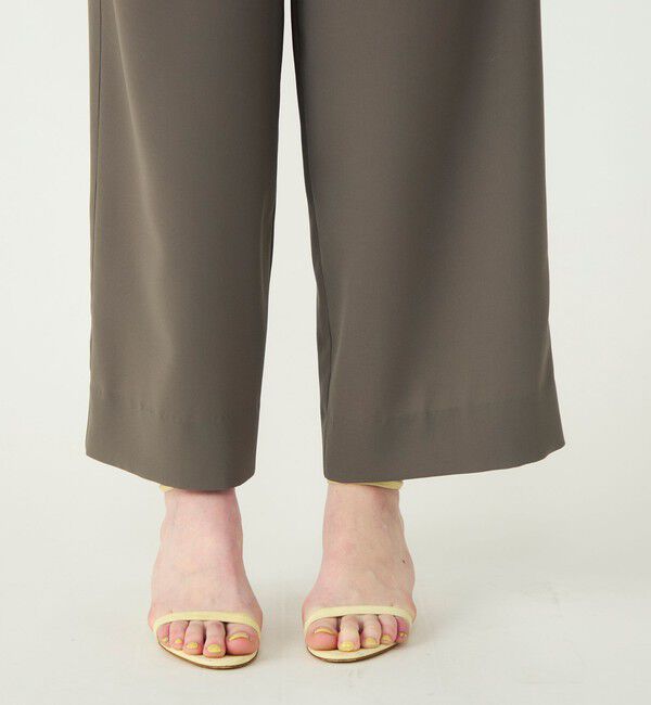 Ballsey「サブレジョーゼット ギャザーワイドパンツ」|その他|