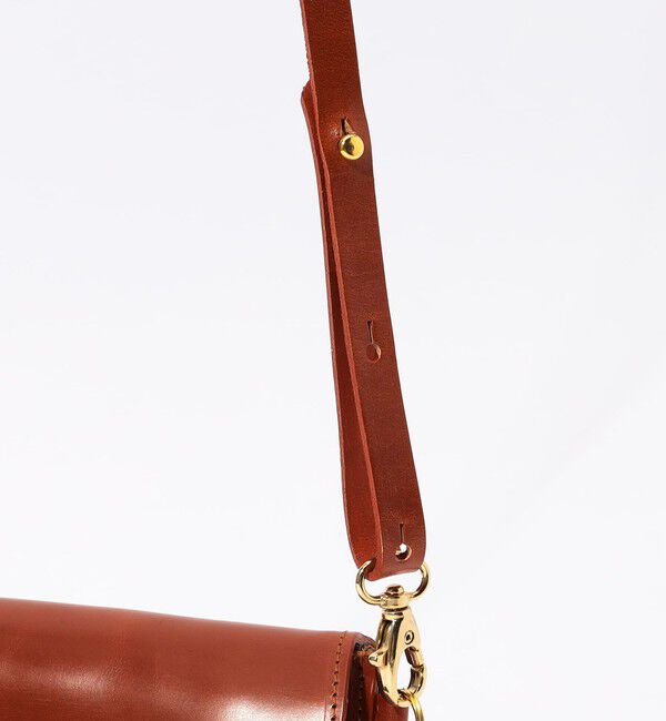 TOMORROWLAND GOODS「【別注】GLENROYAL MEDIUM PURSE WITH STRAP ブライドルレザー ショルダーミニバッグ」|ショルダー・メッセンジャー|