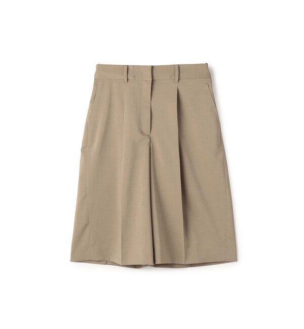 Ballsey「ポリエステルツイル ハーフクロップドパンツ」|その他|47 ベージュ