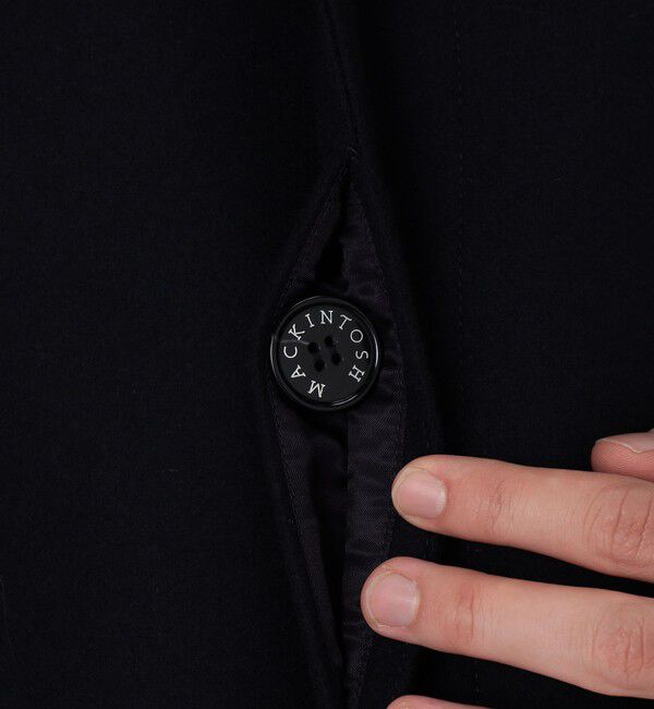 TOMORROWLAND MENS「【WEB先行予約・別注】MACKINTOSH DUNKELD MODERN FIT EX ウールメルトン ステンカラーコート」|ステンカラーコート|