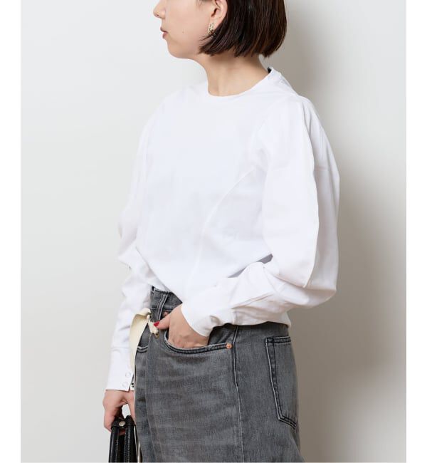  「タックデザインロングスリーブTEE」|Tシャツ・カットソー|