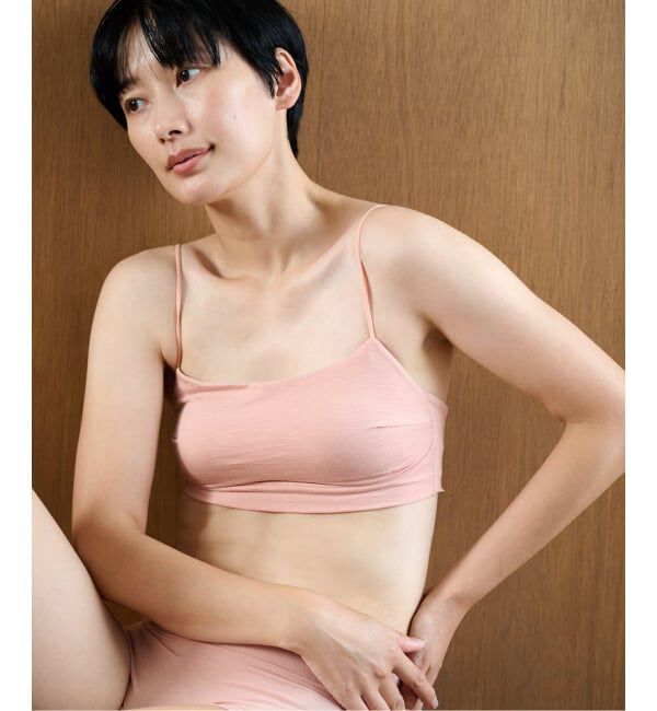 EMILYWEEK「≪予約≫[ACTIVE]Bamboo ストレッチブラ」|インナー|ピンク