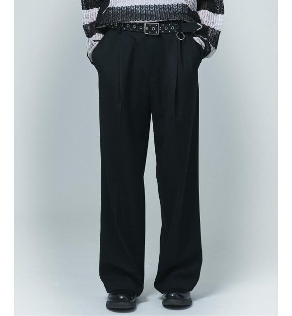JOINT WORKS「NOCTO ARCHIVE/ノクト アーカイブ TR One-tuck Wide Slacks」|スラックス|
