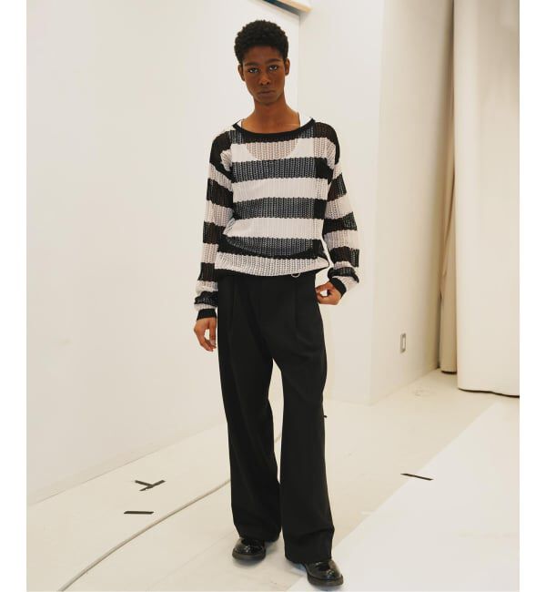 JOINT WORKS「NOCTO ARCHIVE/ノクト アーカイブ TR One-tuck Wide Slacks」|スラックス|
