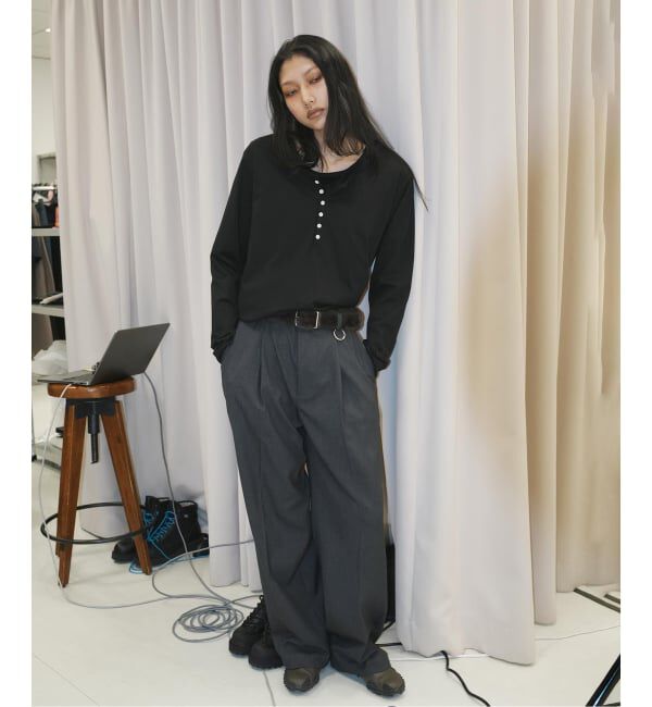 JOINT WORKS「NOCTO ARCHIVE/ノクト アーカイブ TR One-tuck Wide Slacks」|スラックス|