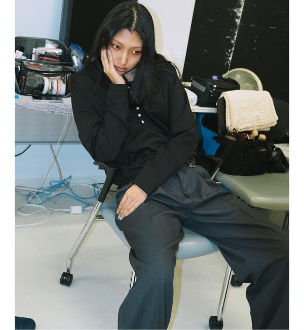 JOINT WORKS「NOCTO ARCHIVE/ノクト アーカイブ TR One-tuck Wide Slacks」|スラックス|
