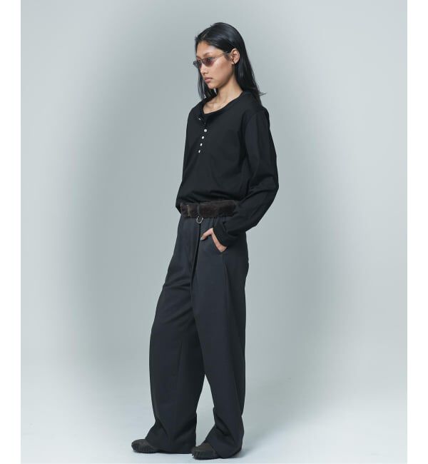 JOINT WORKS「NOCTO ARCHIVE/ノクト アーカイブ TR One-tuck Wide Slacks」|スラックス|