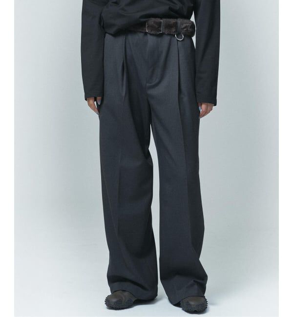 JOINT WORKS「NOCTO ARCHIVE/ノクト アーカイブ TR One-tuck Wide Slacks」|スラックス|