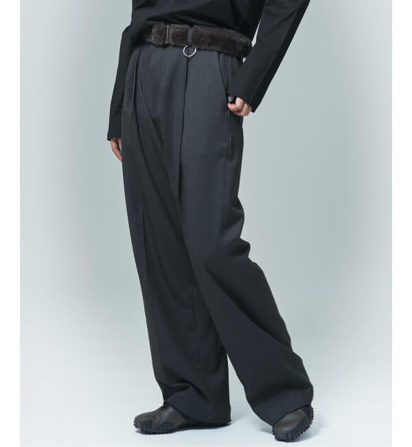 JOINT WORKS「NOCTO ARCHIVE/ノクト アーカイブ TR One-tuck Wide Slacks」|スラックス|