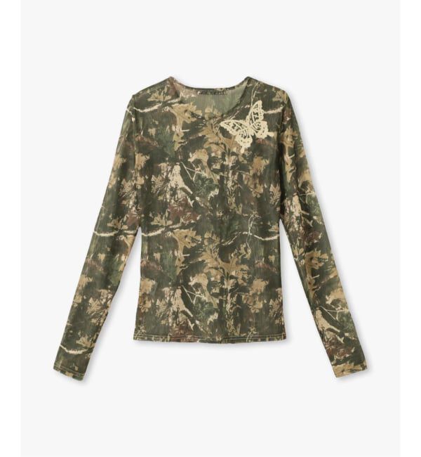 JOINT WORKS「anna sui nyc / アナスイエヌワイシー CAMO シアートップス」|Tシャツ・カットソー|