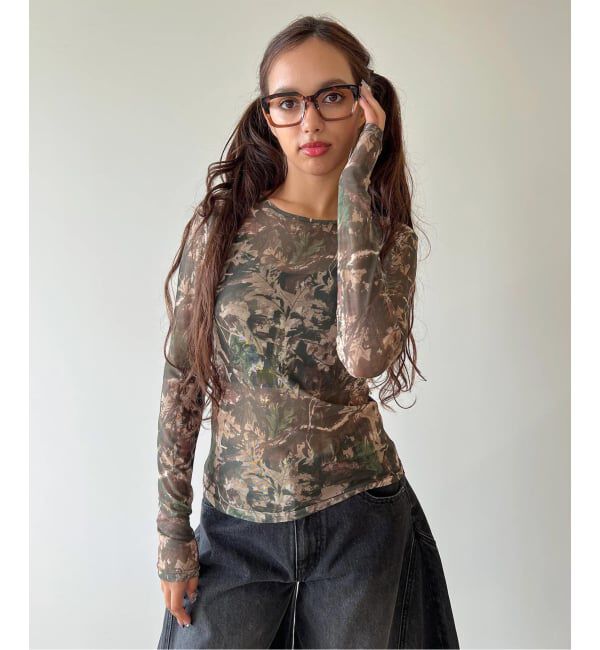 JOINT WORKS「anna sui nyc / アナスイエヌワイシー CAMO シアートップス」|Tシャツ・カットソー|