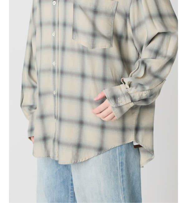 Plage「《予約》Sway Check シャツ」|シャツ・ブラウス|