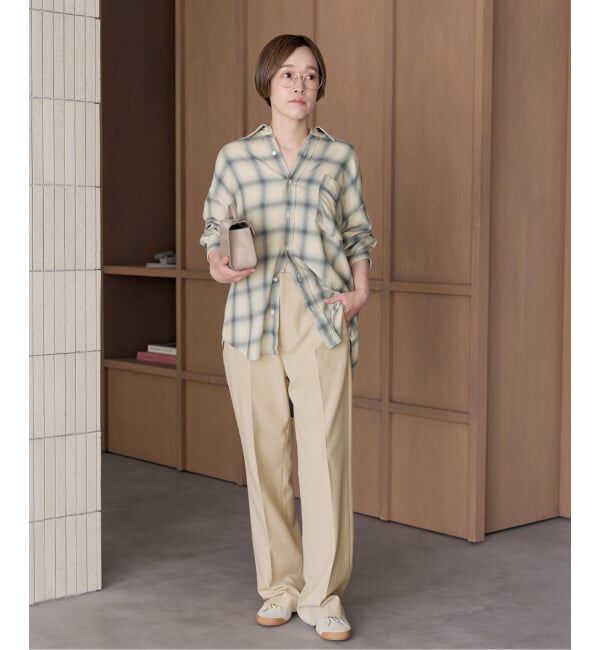 Plage「《予約》Sway Check シャツ」|シャツ・ブラウス|