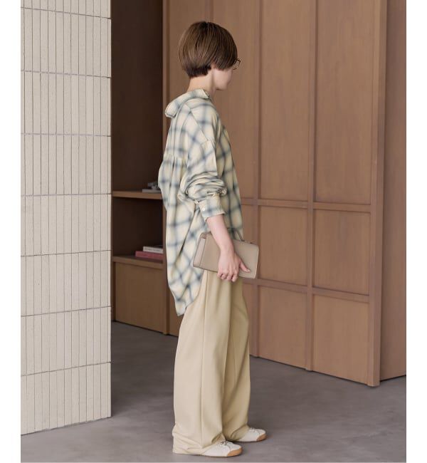 Plage「《予約》Sway Check シャツ」|シャツ・ブラウス|