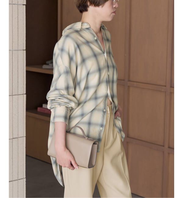 Plage「《予約》Sway Check シャツ」|シャツ・ブラウス|