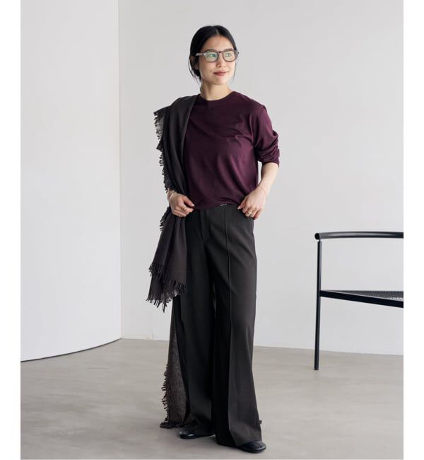 Plage「《予約》Masculine パンツ」|スラックス|