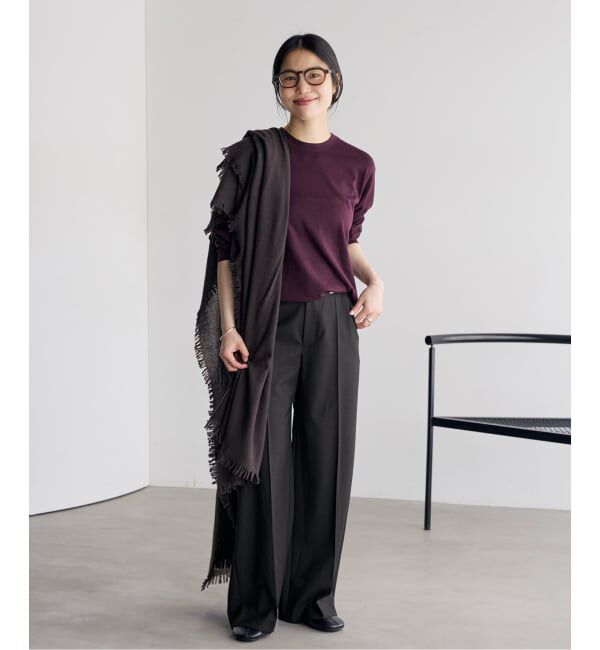 Plage「《予約》Masculine パンツ」|スラックス|