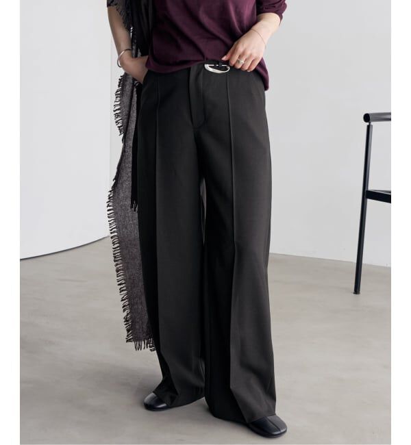 Plage「《予約》Masculine パンツ」|スラックス|