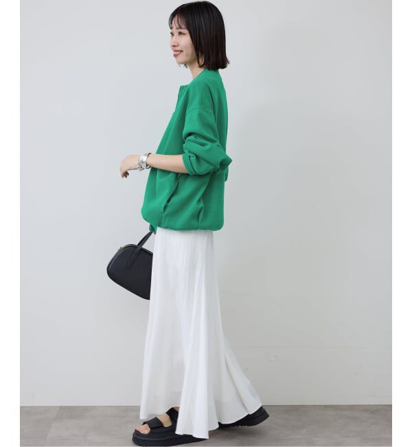 SLOBE IENA「《WEB限定/追加予約》ダブルZIP クルーネックカーディガン」|カーディガン|
