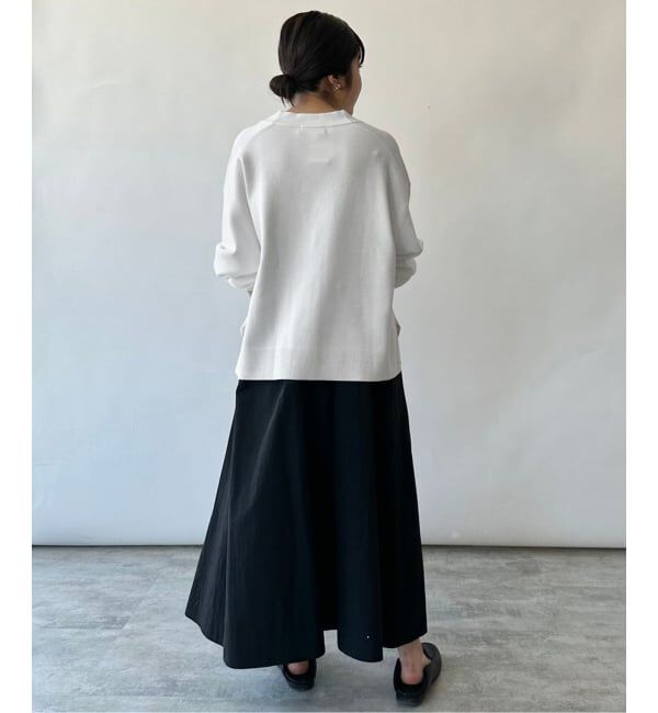 SLOBE IENA「《WEB限定/追加2予約》スムースニットカーディガン」|カーディガン|