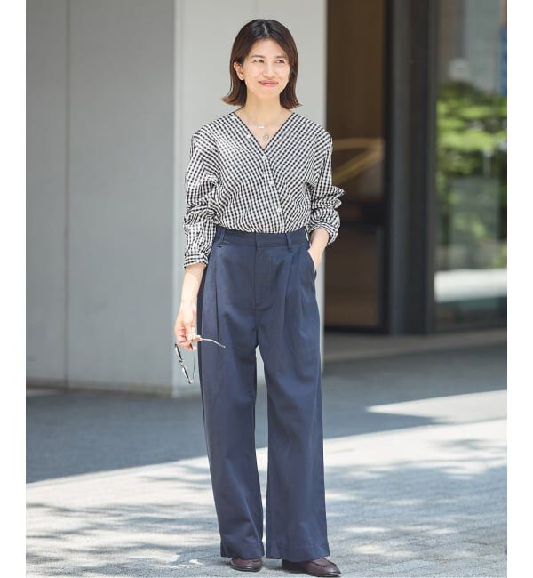 IENA「《新色/追加》MA/RE/マレ カシュクールシャツ SIGNITURE SH」|シャツ・ブラウス|