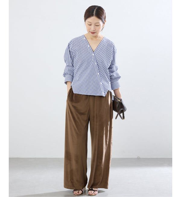 IENA「《新色/追加》MA/RE/マレ カシュクールシャツ SIGNITURE SH」|シャツ・ブラウス|