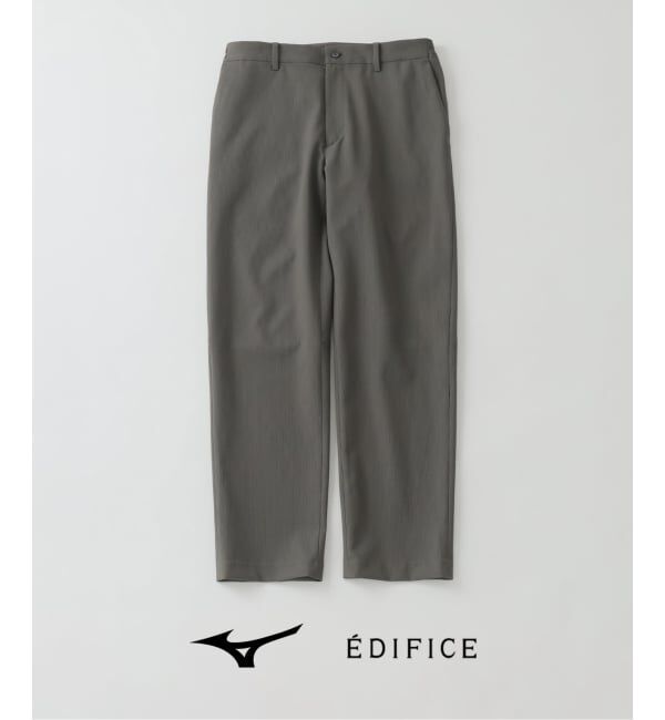 EDIFICE「MIZUNO(ミズノ) 別注 DYNAMOTION パンツ」|スラックス|グレー
