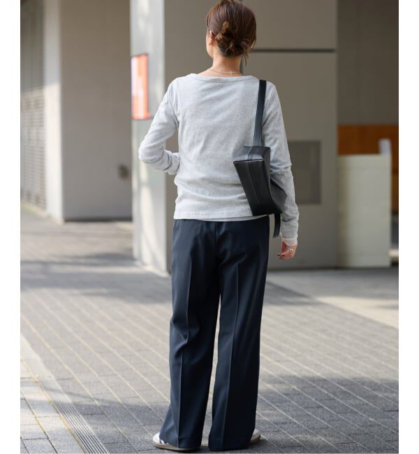 JOURNAL STANDARD relume「《追加7》マットウースフレアタックパンツ」|スラックス|