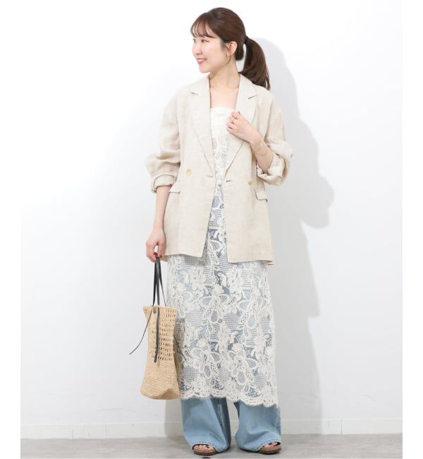 JOURNAL STANDARD relume「ベルギーリネンテーラードダブルジャケット」|テーラードジャケット|