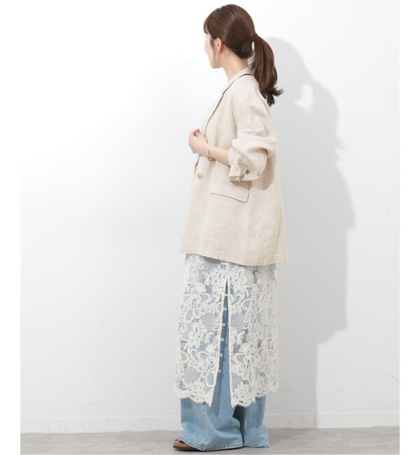 JOURNAL STANDARD relume「ベルギーリネンテーラードダブルジャケット」|テーラードジャケット|